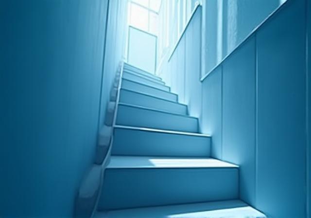 Abstract geometric architectural lines reflecting structure